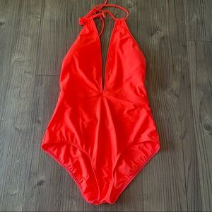 Ted Baker BNWT One Piece Neon Coral Suit